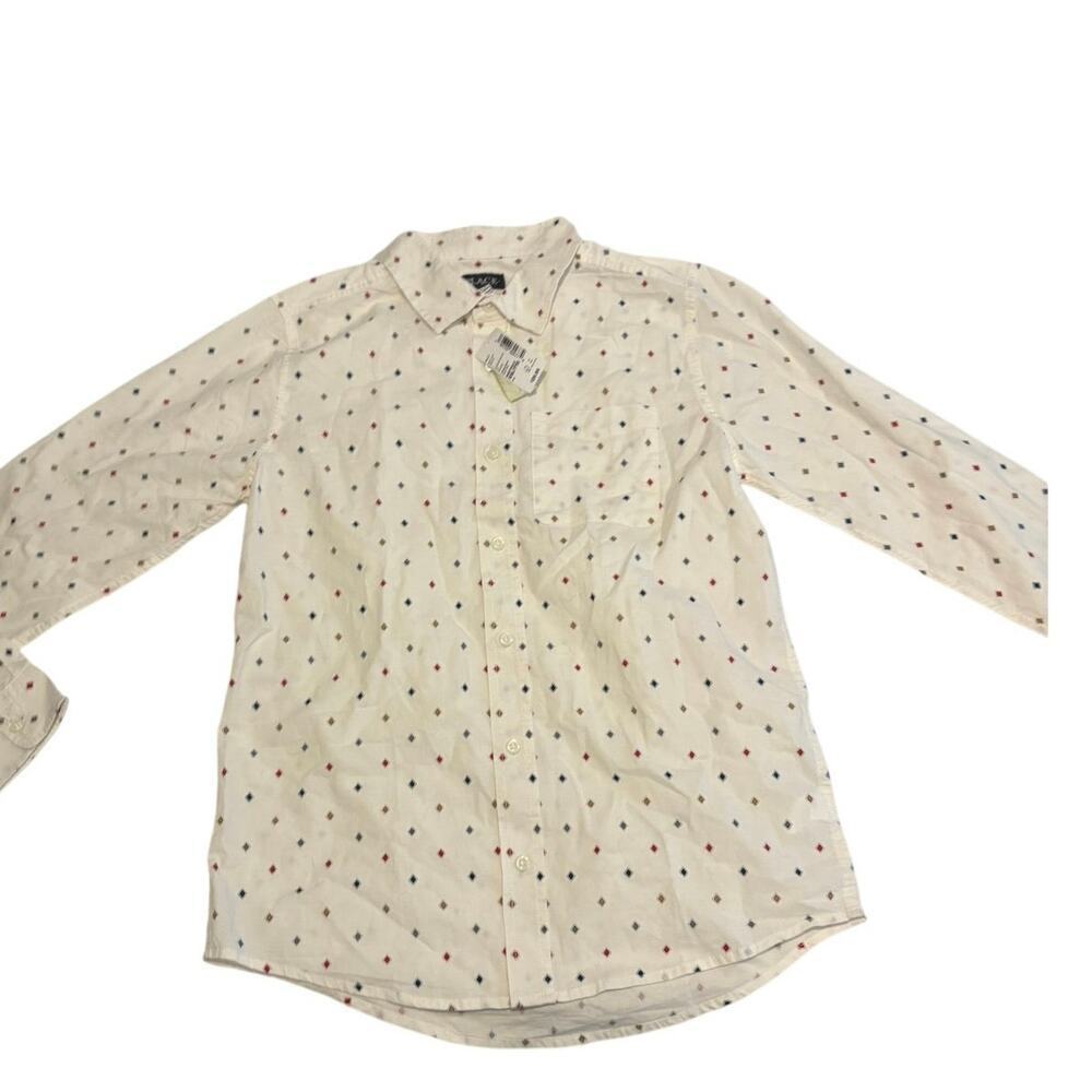 Children’s Place Boys Print Button up Poplin Shirt
size 16 NWT​ - Picture 4 of 7
